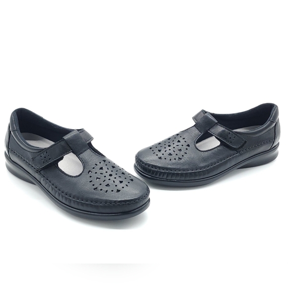 SAS Women's Willow Black Smooth Mary Jane Comfort Shoes Size 7M - Picture 4 of 9